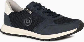Bugatti Mens Runners Mens Trainers - Navy Knit - Size: 10