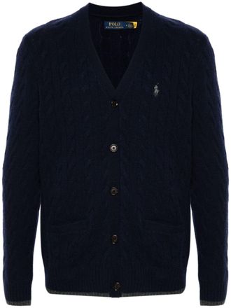 Polo Ralph Lauren Polo Pony-embroidered cardigan - Blue