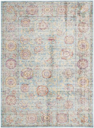 Safavieh Alfombra viscosa blu/multicolore 122 x 170 cm