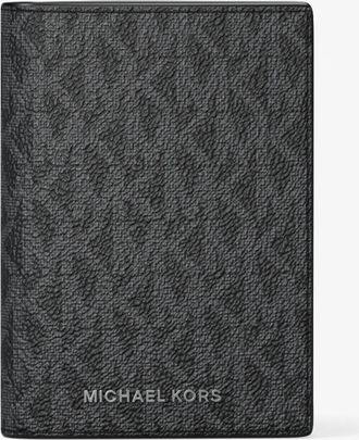 Michael Kors Hudson Signature Logo Bi-Fold Card Case