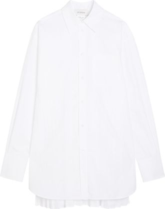 Sportmax Pleated Cotton-poplin Shirt - White - 16 (UK16 / XL)