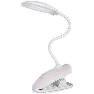 Trade Shop Trade Shop Traesio - Trade Shop - Lampada Por Tavolo Scrivania Led Luce Recaricabile Con Pinza