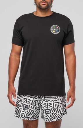 Maui and Sons Arnold Sharkley Graphic T-Shirt in Black at Nordstrom, Size Xx-Large