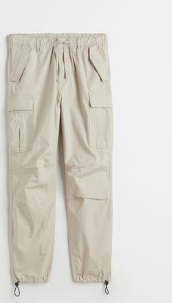 H&M Cargohose aus Ripstop Regular Fit - Beige