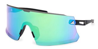 Adidas Sport SP0100 02Q Mens Sunglasses Black Size 99