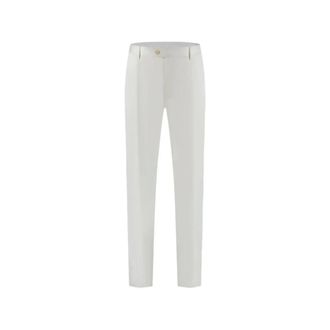 Lardini Suit Trousers, male, White, Size: XL Suit Trousers