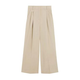 Max Mara Broeken, Dames, Beige, S, Nylon, Weekend Broeken