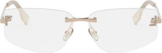 Fendi Fe 5116Us - unisex - Brillen - Beige - 58 MM - Accessoires