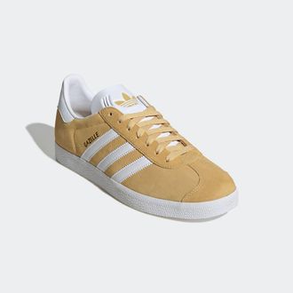 adidas Sneaker ADIDAS ORIGINALS GAZELLE, Herren, Gr. 42,5, oat, cloud wei&szlig;, gold metallic, Leder, Synthetik, Schuhe Sneaker