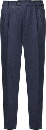 Eleventy Chino Broek - Heren - Chinos - Blauw - W36 - Katoen - Broeken