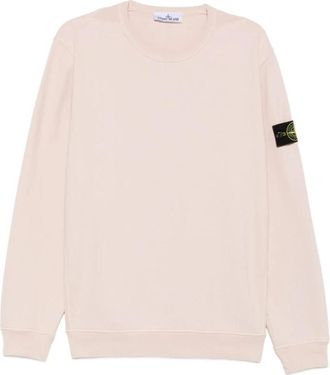 Stone Island Crewneck Sweatshirt - Heren - Sweatshirts - Roze - XL - Katoen - Hoodies & sweatvesten
