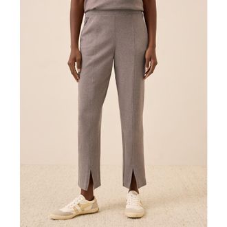 Pact Organic Cotton Airplane Tapered Leg Pant in Deep Taupe Heather at Nordstrom, Size Xx-Large