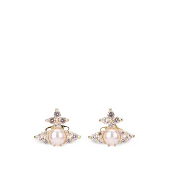 Vivienne Westwood Feodora Earrings - female - Vivienne Westwood - Earrings - Gray - ONE SIZE - Accessories