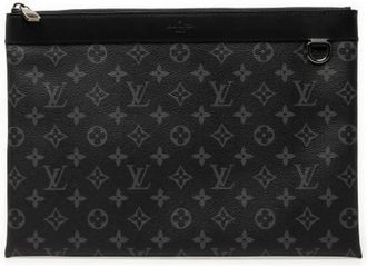 Louis Vuitton Pre-owned Discovery Pochette PM - Dames - Vintage Clutch - Zwart - ONE Size - Leer - Vintage