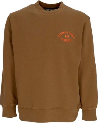 The Hundreds Temp Crewneck Sweatshirt - Heren - Sweatshirts - Bruin - XL - Katoen - Hoodies & sweatvesten