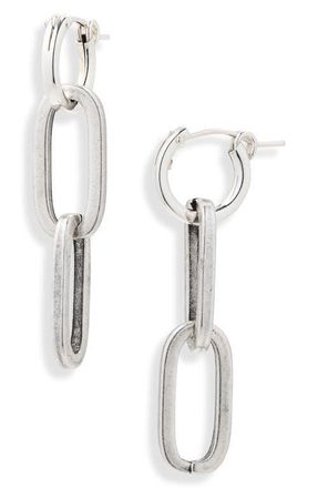 CHILD OF WILD Sydney Chain Earrings in Silver at Nordstrom