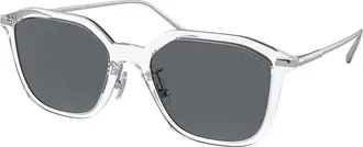 Coach HC8355 CD461 Polarized 511181 Mens Sunglasses Clear Size 55
