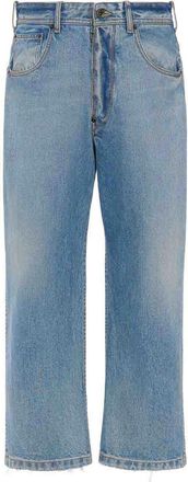 Maison Margiela Blue Jeans With Raw-Cut Hem