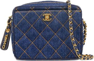 Chanel Borsa a spalla denim 1997 - Blu