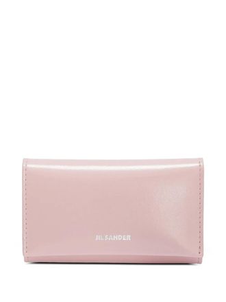 Jil Sander embossed key rings key pouch - Pink