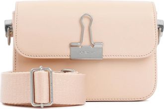 Off-white Binder Schoudertas - Dames - Schoudertassen - Roze - ONE Size - Leer - Tassen