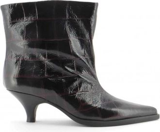 Elena Iachi E4348 Laars met hak - Dames - Laarzen met Hak - Rood - 36 EU - Leer - Schoenen