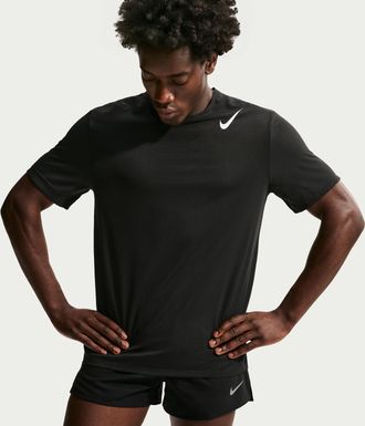 Nike Mens AeroSwift Dri-FIT ADV Short-Sleeve Running Top in Blue | HJ3377-491