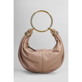 Chlo&eacute; Bracelet Bag Shoulder Bag In Powder Leather