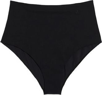 Jil Sander Slip bikini con ricamo - Nero