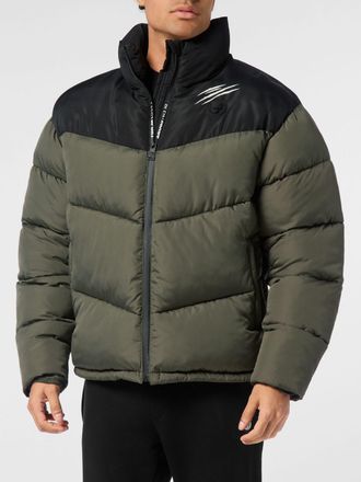Plein Sport Piumino trapuntato e imbottito Philipp Plein in tessuto tecnico