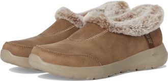 Skechers Womens Hands Free Slip-ins On-The-go Joy-Winter Cozy Slipper, Chestnut, 2.5 UK