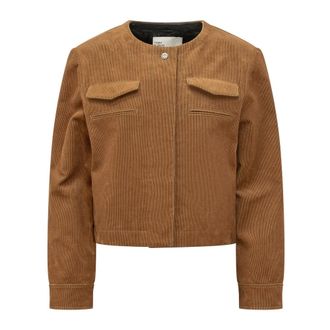 Tory Burch Chaqueta TB de Pana de Algod&oacute;n - Jackets - Mujer - Marr&oacute;n - XS