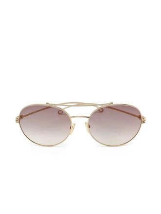Etro round-frame sunglasses - Yellow