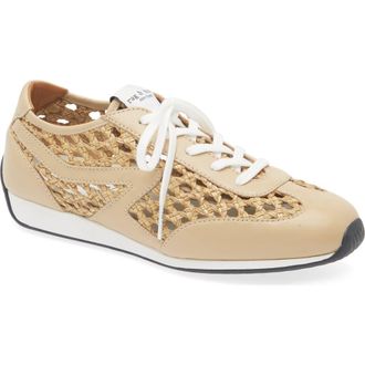 Rag & Bone Retro Runner Slim Sneaker in Light Natural Woven at Nordstrom Rack, Size 8.5Us / 38.5Eu