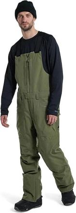 Burton Reserve Snow Bibs Mens Forest Moss Waterproof Straight Leg DSGL1003