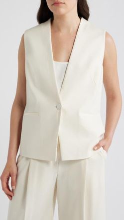 BOSS Jemmania Vest in Soft Cream at Nordstrom, Size 14