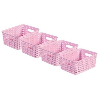 Curver My Style Petit Panier De Rangement Rectangulaire Marron Foncé 4 L