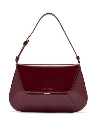 Amina Muaddi Ami shoulder bag - women - Brass/Lamb Skin/Calf Leather - OS - Red