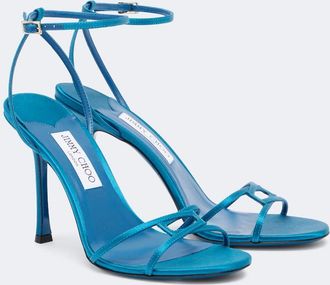 Jimmy Choo London 1998 Leo satin sandals