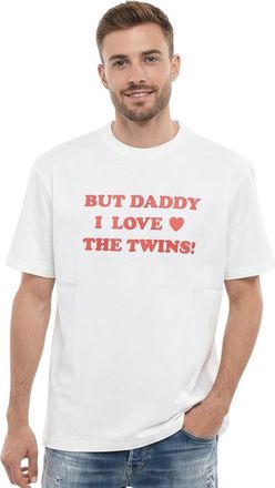 Dsquared2 White Printed Crew Neck T-Shirt