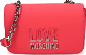 Love Moschino Borsa a tracolla con logo - Rosa