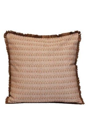 Parkland Collection Cross Weave Square Accent Pillow in Brown at Nordstrom Rack