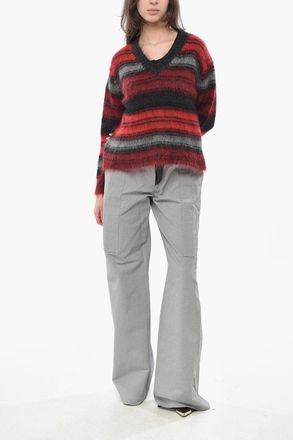Dior Maglia in Misto Mohair a Righe Unbalanced Dior