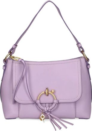 See By Chlo&eacute; Borsa a spalla Joan piccola con nappa - Viola