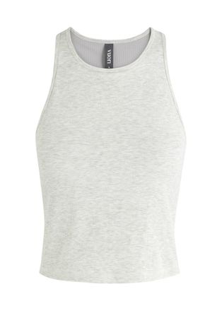 Vuori Clothing Pose Plyo Ribbed-knit Tank - Off White - S (UK8-10 / S)