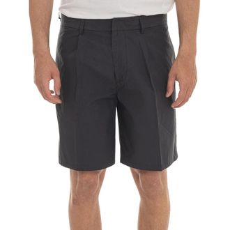 Emporio Armani Cotton Bermuda - Heren - Korte Broeken - Blauw - XL - Katoen - Korte Broeken