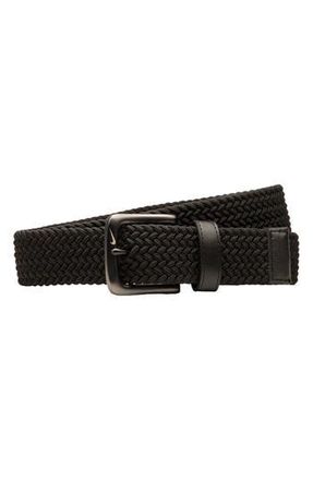 Nike Stretch Webbed Braided Belt in Black at Nordstrom Rack, Size X-Large