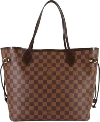 Louis Vuitton Pre-owned Tote Bags, female, Brown, Size: ONE SIZE Pre-owned Vintage Damier Canvas Tote