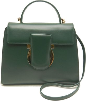 Ferragamo Leather Handbag (Pre-Owned)