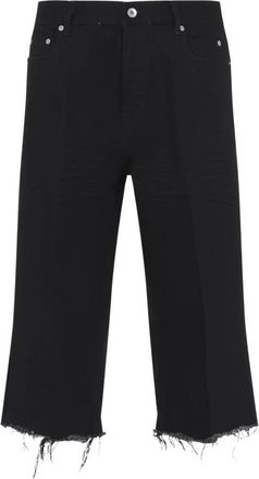 Rick Owens Cutoffs Jeans - Heren - Cropped Jeans - Zwart - W32 - Denim - Jeans